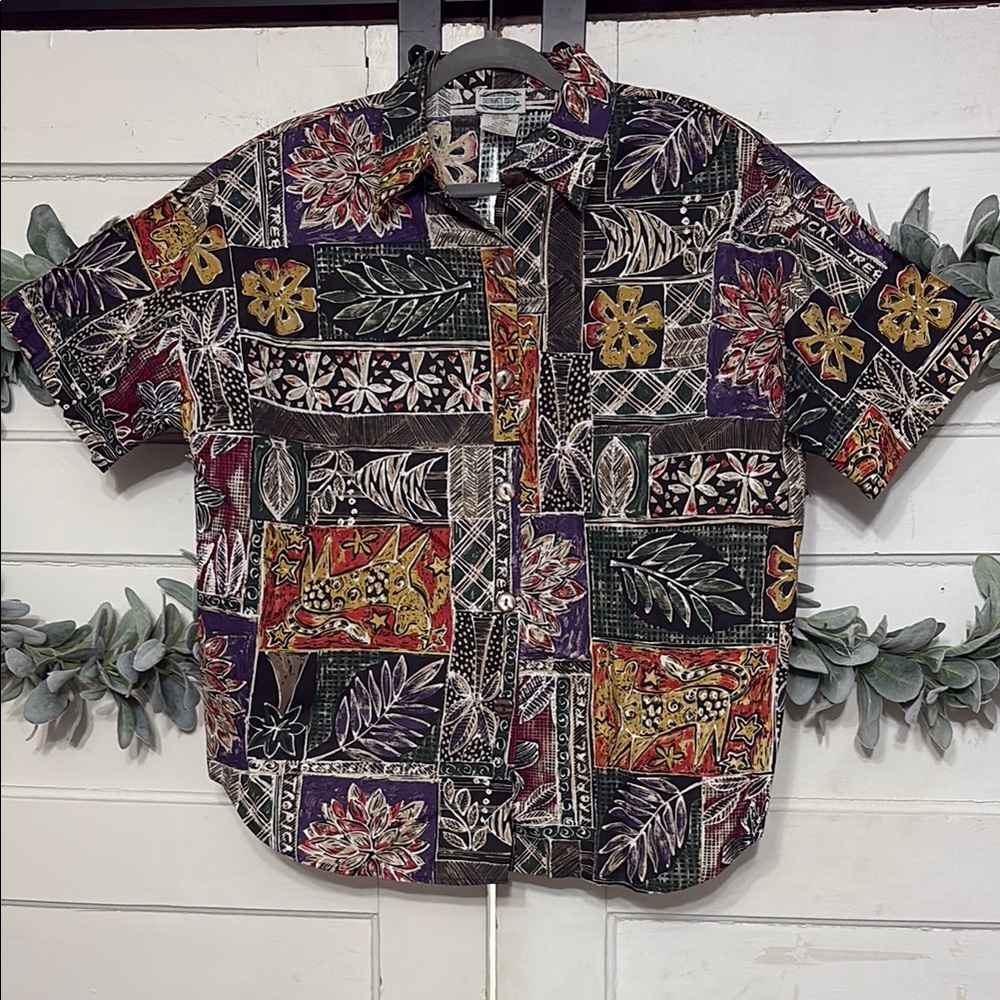 Vintage Separate Issue Abstract Top